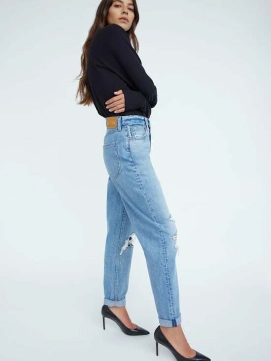 Denim Forum Denim - Denim Forum 90s boyfriend high rise loose jeans